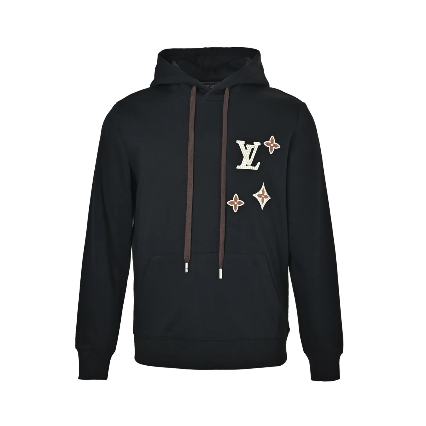 Louis Vuitton/Louis Vuitton rivet presbyopic letter hooded sweatshirt